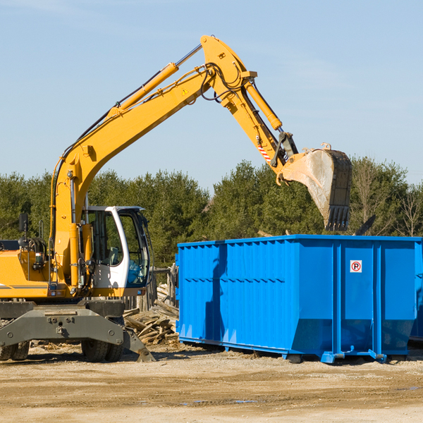 how many times can i have a residential dumpster rental emptied in Leedey